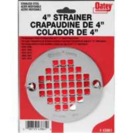 OATEY 42358 Stainless Strainer Replacement 4 In. OA385813